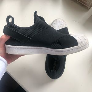 adidas superstar slip on sneakers